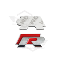 Neues Design R 3D Metall Auto-Styling Aufkleber Heckklappen-Emblem Abzeichen für VW Polo Passat Golf Jetta Touareg Bora Tiguan Racingline