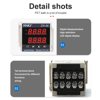 ZN48 relais temporisé Intelligent AC220V compteur de relais temporisé numérique compteur de fréquence de vitesse rotative multifonction