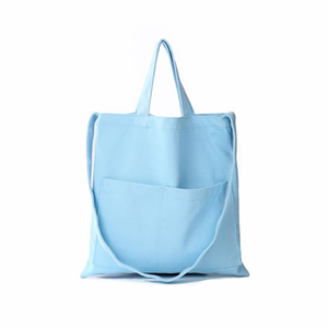Bông cá nhân tùy chỉnh in logo mua sắm sang trọng Canvas Tote Túi - Product Image 3