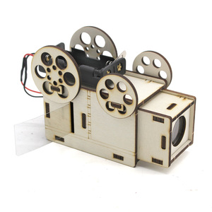 Wooden Slide Projector Diy Science Kit For Kids <b>Education</b> <b>Toy</b> 7-9 Years Old - Product Image 1