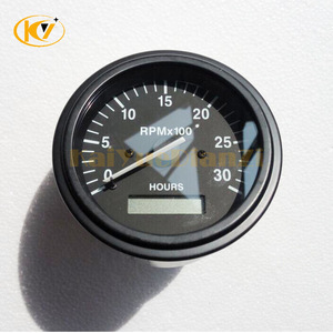 Tacómetro con Horómetro 3049555 para Generador Diésel, Instrumento Digital de Plástico con Pantalla de RPM x 100 Horas - Product Image 4