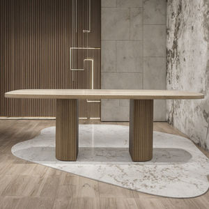 اثاث حديث على الطراز الرعوي الفرنسي مخدد عمودي - Product Image 2