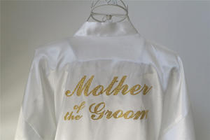 Ecowalson-Robe de Mariée en Satin pour Demoiselle d'Honneur - Product Image 6