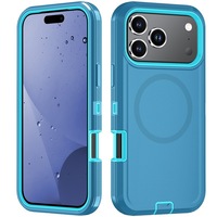 Pour iPhone 17 Air Case Plain Magnetic Charging Phone Case pour iPhone 17 Pro Max Antichoc Housse de protection pour téléphone