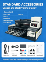 Machine d'impression numérique UV A4 avec tête DX7, impression étanche pour acrylique, métal, bois, cadeaux, logo personnalisé