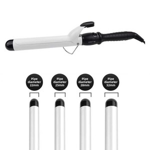 Fer à boucler automatique professionnel en céramique ionique avec écran LCD et fil chauffant PTC rotatif à 360 degrés pour usage commercial - Product Image 2