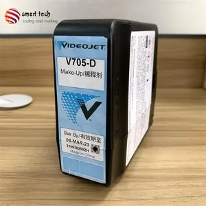 750ml 비디오 제트 오리지널 V705 메이크업 솔벤트와 비디오 제트 1000 시리즈 잉크