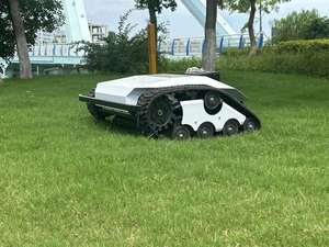 OMITECH強力ディーゼルエンジンホームガーデン芝刈り機<span class=keywords><strong>80cm</strong></span> 100cm 120cmリモコン用芝生カッター折りたたみハンドル付き - Product Image 2