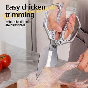 <span class=keywords><strong>Ciseaux</strong></span> à volaille robustes avec poignée antidérapante en alliage d'aluminium, pour couper la viande de poulet, la dinde, le poisson, les légumes, tous les <span class=keywords><strong>ciseaux</strong></span> de cuisine - Product Image 2
