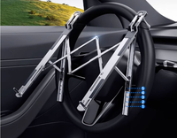 Support de tablette pour voiture, plateau pour volant, réglable en hauteur, bureau de voiture pour ordinateur portable et tablette