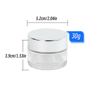 5g 10g 20g <b>Small</b> Clear Concentrate <b>Jars</b> with Lids for Wax Oil Empty PP Cosmetic Containers Bulk Airtight Cream Bottle - Product Image 2