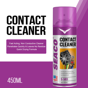 Limpiador de <span class=keywords><strong>Contactos</strong></span> Eléctricos SEACO S-503, <span class=keywords><strong>Aerosol</strong></span> de Secado Rápido de 450 ml para Electrónica, Elimina Grasa, Polvo y Oxidación de Motores - Product Image 2