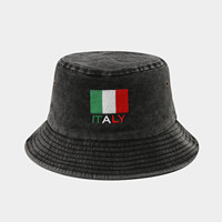 Gorra de Pescador Bordada Personalizada con la Bandera de la Selección Nacional de Fútbol, Souvenir de Club de Fútbol, Gorra Deportiva de Rugby para Fanáticos