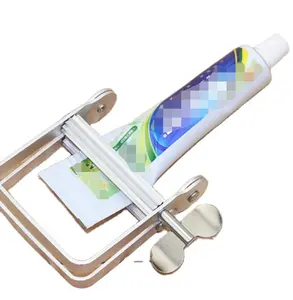 Manual Aluminum Tube Toothpaste Squeezer Dispenser Tube Squeezing Tools Bathroom Accessories Hair Dye Tubes Rolling