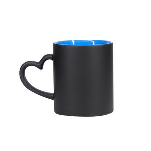 Bán Buôn Cổ Điển 11 Oz 330Ml Hai-Tone Thăng Hoa Tráng Gốm Cốc Cà Phê Tim Xử Lý Máy Rửa Chén An Toàn Không Ngược Tặng - Product Image 4