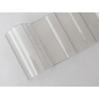 Serre feuille ondulée en polycarbonate lucarne feuille de toiture forme d'onde toiture transparente carte PC