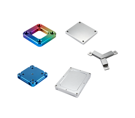 CNC Machining Set of Stainless Steel and Aluminum Spare Parts