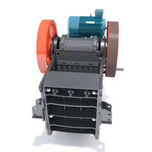 Frantoio a Mascelle per Roccia Dura con Motore AC, Attrezzatura Mineraria per Piccoli Impianti di Frantumazione Mobili - Product Image 2