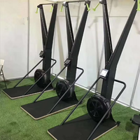 Appareil de ski d'air pliable en acier durable pour usage commercial - Équipement de fitness et cardio pour salle de sport