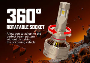 Bombilla LED para Faros Delanteros GPNE E8 130W, 13000LM, 6000K, Chip Lextar, Canbus, IP68, H4, H7, H11, 9005 - Product Image 6