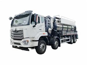 Sinotruk HOWO 8*4 Vactor Water Recycler SS Sewage Tank HPP Pompe haute pression électrique et télécommandée - Product Image 3