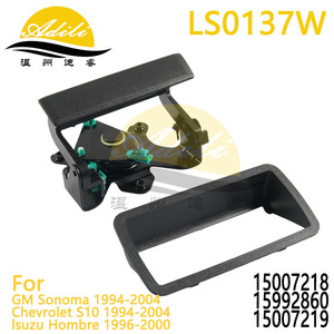 Adili Tailgate Handle With Frame Black Matte For Gm Sonoma <b>S10</b> Isuzu Hombre 1994 2004 - Product Image 1