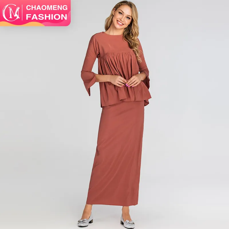 0619# wholesale plain quality baju jubah pemborong jubah kurung muslimah jubah manufacture