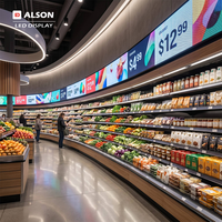 Pantalla LED de Video de Alta Definición para Interiores ALSON P2.6 a Todo Color para Alquiler, Utilizada para Publicidad en Supermercados
