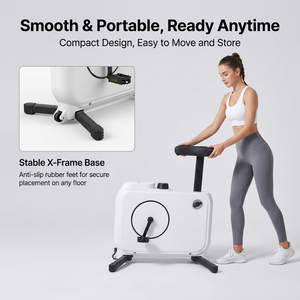 Bicicleta Estática Portátil, Silenciosa, con Resistencia Magnética Ajustable, para Pérdida de Peso y Ejercicio - Product Image 2