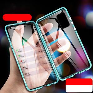 Coque de téléphone magnétique en verre trempé double face pour Honor V30/V30 <span class=keywords><strong>Pro</strong></span>, en métal et verre pour tout le corps - Product Image 4