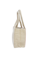 Sacs fourre-tout en toile de jute avec logo personnalisé fait main, sacs fourre-tout de luxe brodés à la main, sacs de shopping de créateur, vente en gros OEM ODM