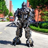 Kostum Robot Bercahaya 2.7M Ukuran Besar Berkualitas Tinggi, Penjualan Langsung Pabrik, Dapat Dipakai untuk Pertunjukan