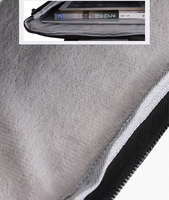 Housse d'ordinateur portable en polyester durable avec logo personnalisé, 13, 14, 15,6, 17 pouces, sac à bandoulière pour ordinateur portable, sac messager pour ordinateur portable