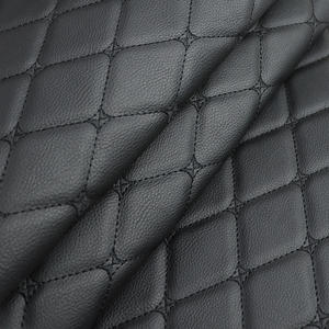 Sponge 3.5mm Stitching Line Foam Artificial <strong>Quilted</strong> Faux Leather <strong>Fabric</strong> for Car Seat Leather Material Car <strong>Upholstery</strong> - Product Image 3