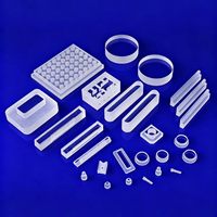 Dalles circulaires en silice fondue synthétique de haute pureté pour l'industrie des semi-conducteurs, personnalisables avec services de soudage et de découpe
