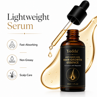 Huile anti-chute et stimulante de croissance capillaire à marque privée avec gingembre et ginseng, formule à base de plantes pour un traitement nourrissant du cuir chevelu, support OEM/ODM