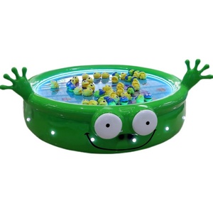 Máquina de juego infantil popular en inglés, equipo de parque de atracciones de rompecabezas operado con monedas, de pesca de ranas, hecho a mano, para interiores - Product Image 4