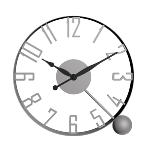 Metal <b>Table</b> <b>Clock</b> Wall <b>Clock</b> Quartz Design for <b>Table</b> Single Face Needle Display - Product Image 1