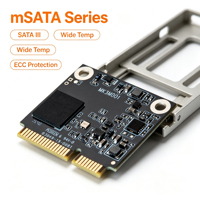 Mini SSD MSATA MO-300B à large plage de température, capteur thermique, haute résistance aux chocs pour montage sur véhicule, petit terminal industriel