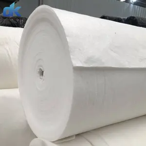 Geotêxtil de fibra trançada 100-800gsm, preço geotêxtil de fibra longa
