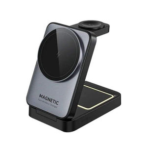 Nuevo Cargador Inalámbrico Portátil, Flexible y Plegable, Soporte de Carga Rápida de 15W, Adaptador de Viaje Universal Magnético Tipo-C para Auriculares - Product Image 6