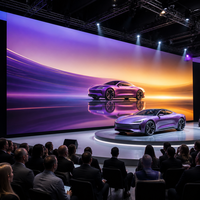 Écran LED de location intérieur P1.83 léger en aluminium moulé sous pression à verrouillage rapide, affichage LED 4K pour lancement de produits et salons automobiles