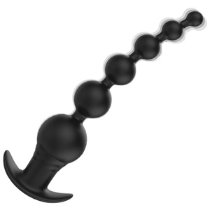 ปลั๊กซิลิโคนสำหรับทวารหนัก S-hande 9 ระดับความเร็ว พร้อมรีโมทควบคุม ลูกบอลนวดทวารหนัก ของเล่นทางเพศสำหรับผู้ชาย - Product Image 1