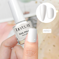 LILYCUTE 7ml Vernis à ongles mat à finition mate, couleur intense, séchage rapide à l'air, longue tenue, marque privée, haute saturation
