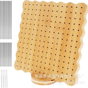 Tabla de ganchillo de bambú, tablero de madera para tejer y proyectos de manualidades - Product Image 2