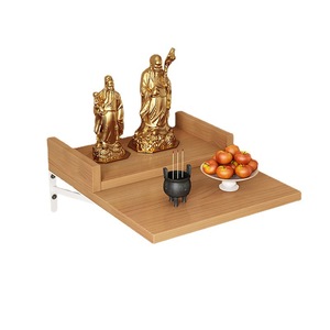 Soporte para quemador de incienso, altar sencillo para colgar en la pared, soporte para santuario montado en la pared, mesa para incienso montada en la pared. - Product Image 5