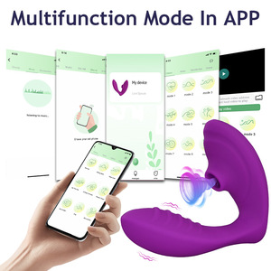 APP Sex Toys telecomando per coppie vibratore in Silicone <span class=keywords><strong>di</strong></span> aspirazione clitoride giocattolo Dildo vibratore indossabile Vibrador Sex Toys per donna - Product Image 4