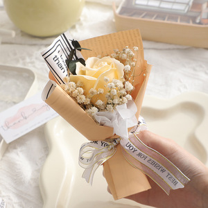 Arte Floral Artesanal para el Día de San Valentín, Color Resistente a la Decoloración, para Decoración de Mesa de Sala de Estar, Suministro al por Mayor - Product Image 1