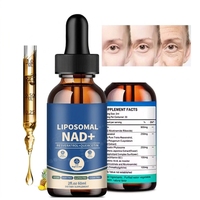 VitaSpring Gouttes Liquides Liposomales NAD+ Plus – Supplément de Nicotinamide Riboside Liposomal NR et NAD en Gouttes Liquides