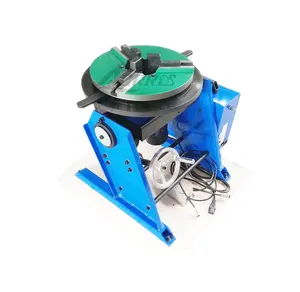 Positioner Welding Rotator 220V Timing Rotation Turntable 50kg Welding Positioner With Chuck 200mm And Foot Pedal
